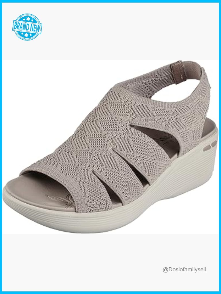 Wedge Sandal Slingback Open Toe Comfort Lightweight Breathable Casual Walking